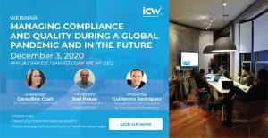 Managing Compliance and Quality During a Global Pandemic and in the Future - ICW