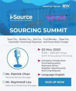 iSource x YOHEHA Sourcing Summit Webinar - ICW